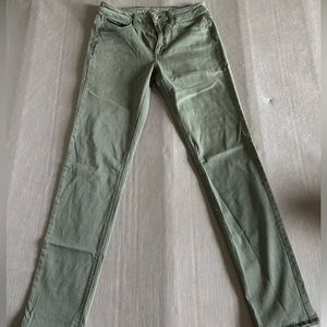 Tomgirl American Eagle olive green pants, size 2 XLong!